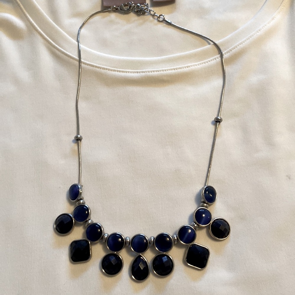 Blue Beaded Necklace